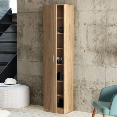 Παπουτσοθήκη Terzo Megapap 14 ζευγών χρώμα honey oak 45x33x192εκ.