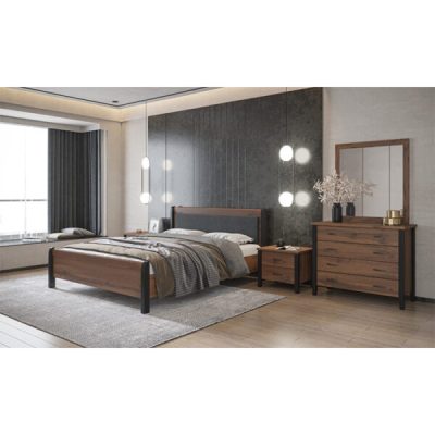 Νο 94 Κρεβάτι Υφασμα Με Μελαμίνη Με Αποθηκευτικό Χώρο